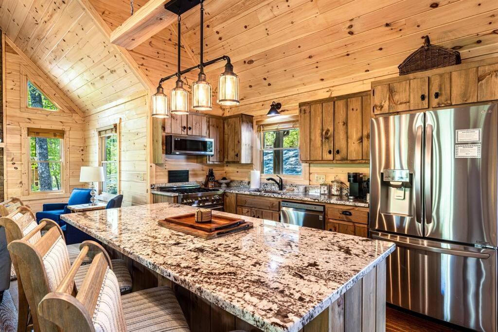 Luxe Family Cabin 8 Min To Downtown Blue Ridge Exterior foto