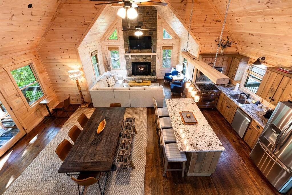Luxe Family Cabin 8 Min To Downtown Blue Ridge Exterior foto
