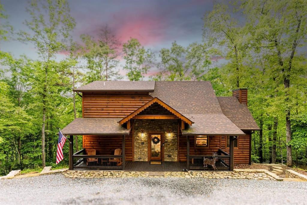 Luxe Family Cabin 8 Min To Downtown Blue Ridge Exterior foto